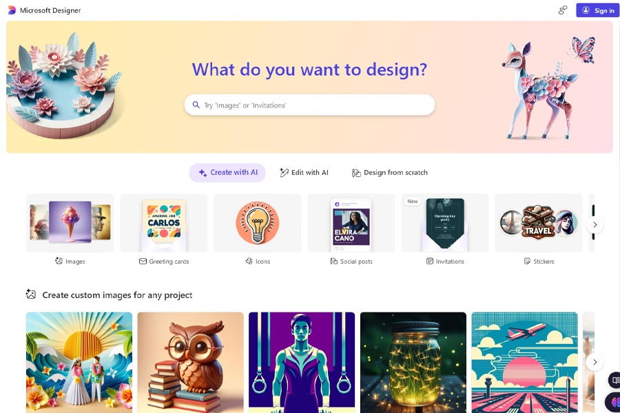 مایکروسافت دیزاینر - ابزار ساخت عکس با هوش مصنوعی