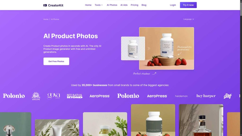 ساخت عکس محصولات با هوش مصنوعی برای آنلاین شاپها با افکت تبلیغاتی در CreatorKit