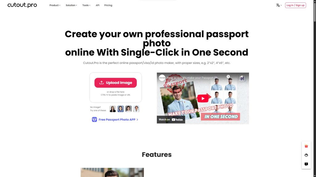 Cutout.pro برای عکس پرسنلی با هوش مصنوعی