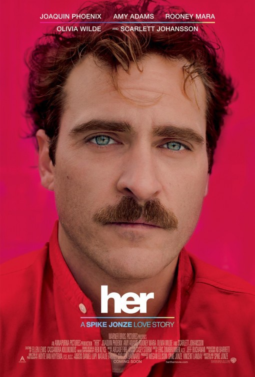 تصویر فیلم Her با بازی واکین فینیکس و صدای اسکارلت جوهانسون