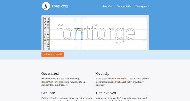 محیط نرمافزار FontForge با افزونه هوش مصنوعی برای طراحی فونت فارسی حرفهای