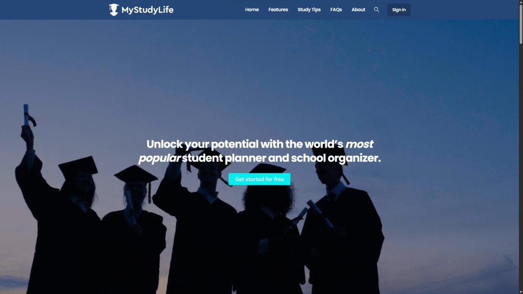 محیط کاربری MyStudyLife، ابزار برنامهریزی درسی رایگان برای دانشآموزان و معلمان