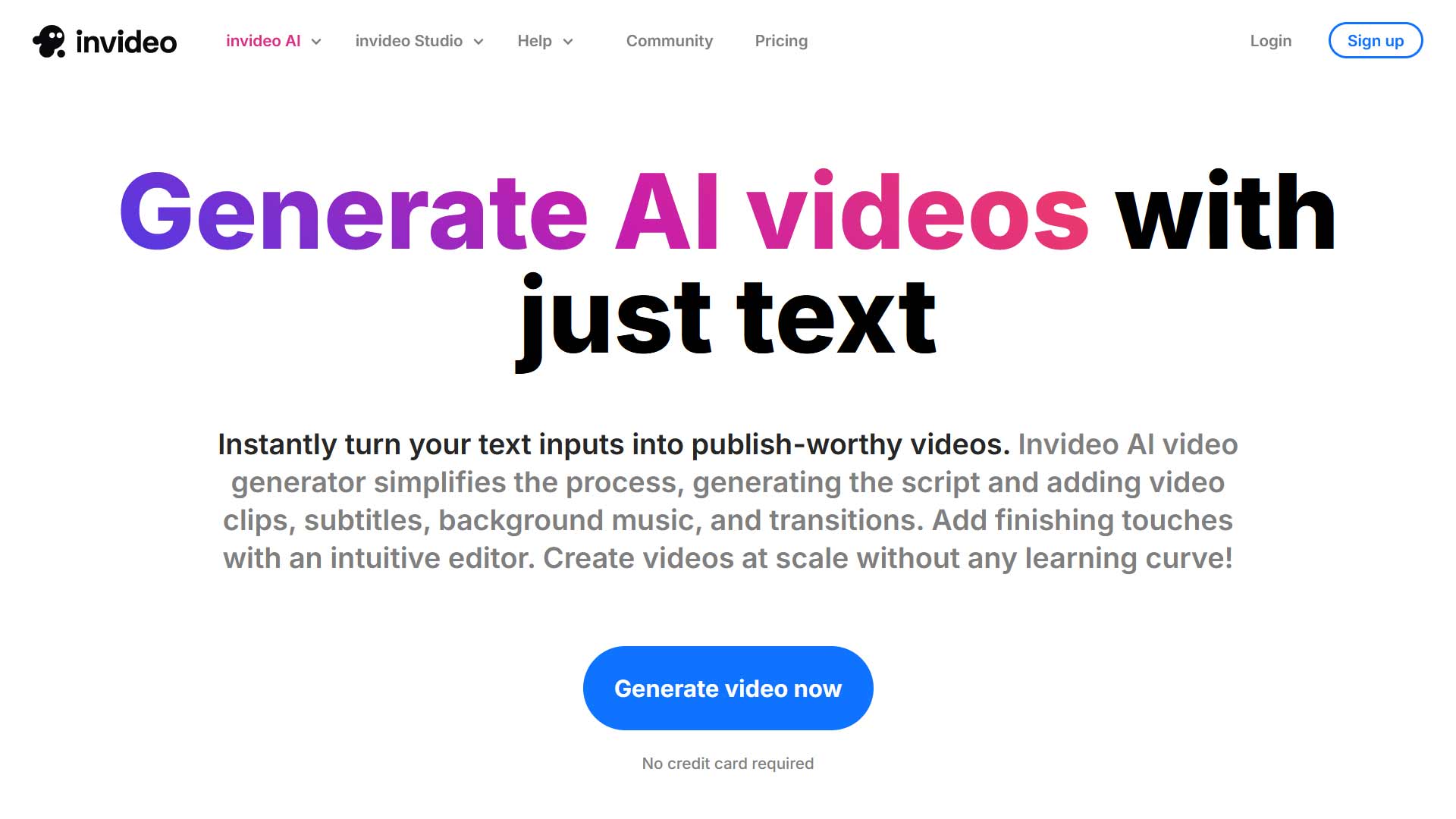 ساخت ویدیو با هوش مصنوعی Invideo AI