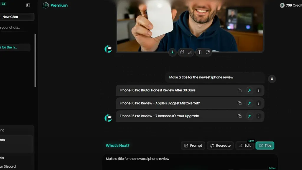افزودن متن جذاب روی تامنیل یوتیوب در Pikzels AI