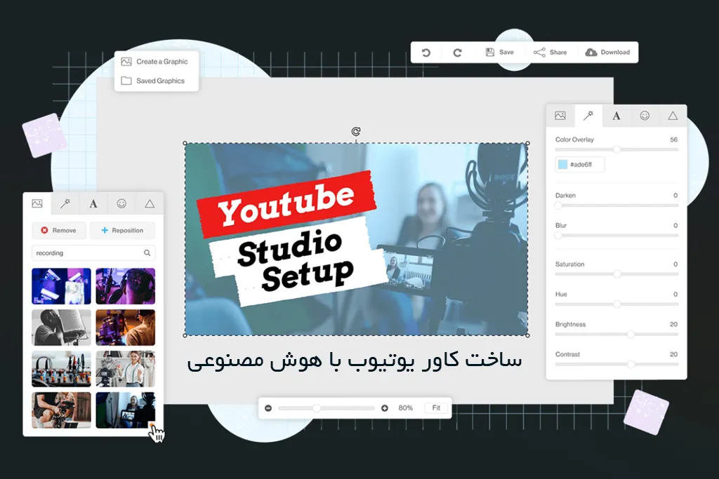 ساخت کاور یوتیوب با هوش مصنوعی
