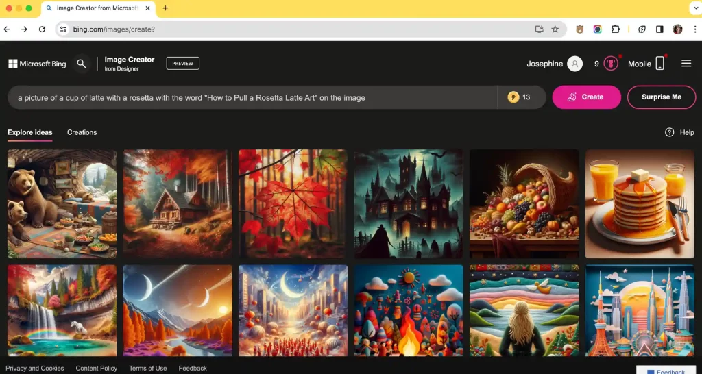ویرایش تصاویر ساخته‌شده با Bing Image Creator در Photoshop و Canva