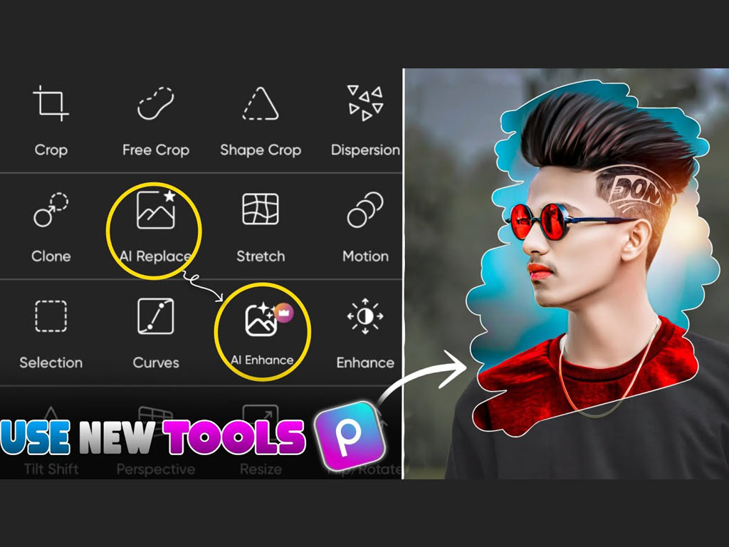 Picsart؛ اپلیکیشن محبوب و هوش مصنوعی جایگزین فتوشاپ برای موبایل
