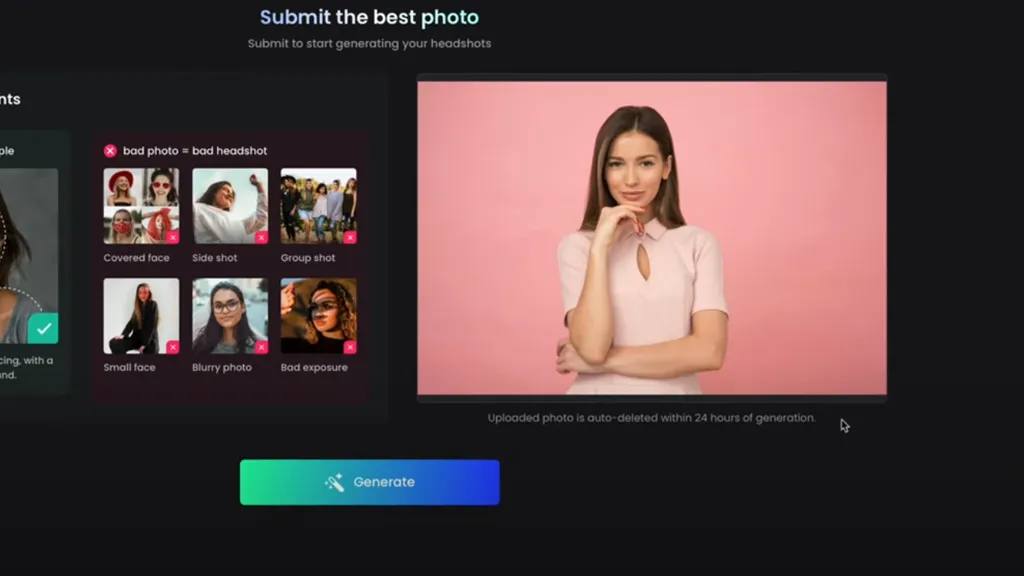 افزودن جزئیات چهره، لباس و حالت بدن در پرامپت عکس پرتره با هوش مصنوعی