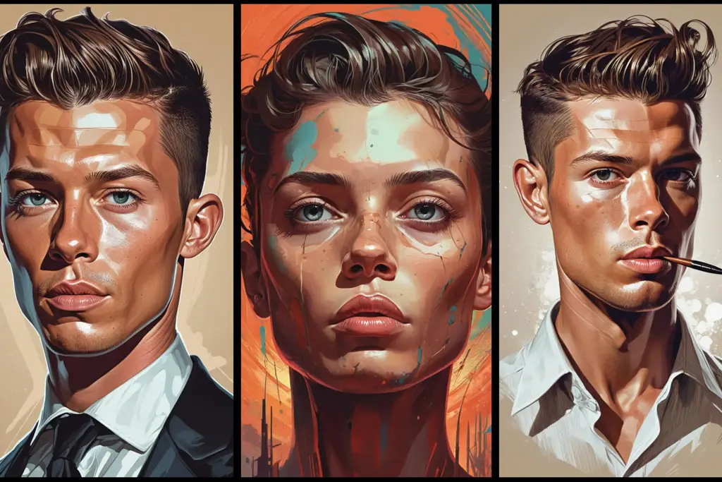 پرامپت عکس پرتره با هوش مصنوعی، پرتره هنری