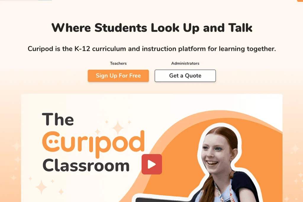 Curipod هوش مصنوعی برای کودکان