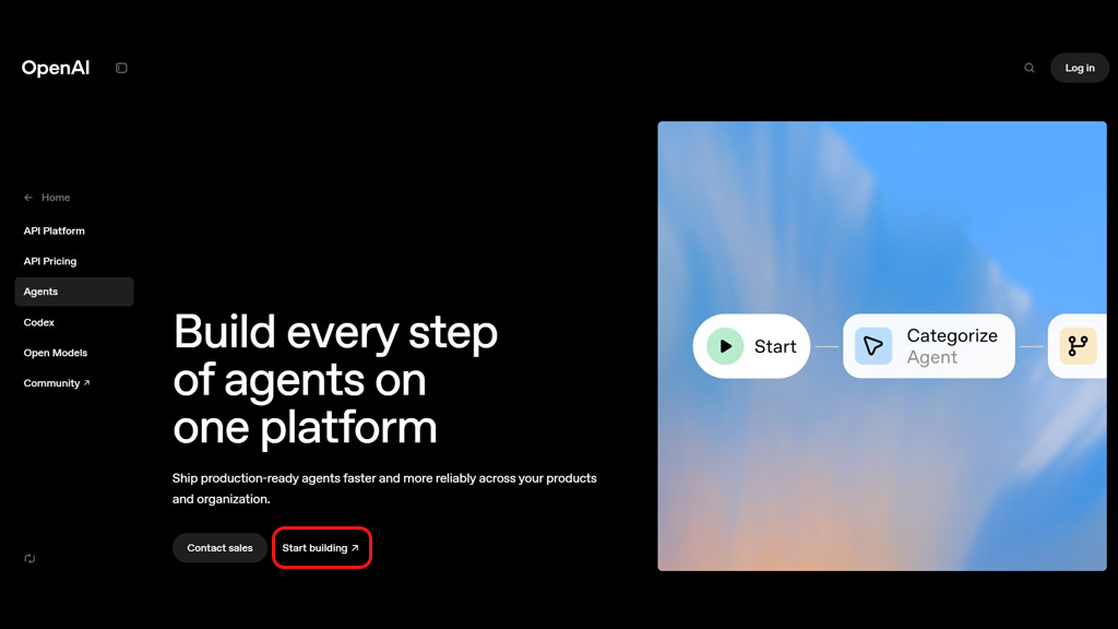 پلتفرم AgentKit در وبسایت OpenAI برای ساخت و مدیریت Agentها
