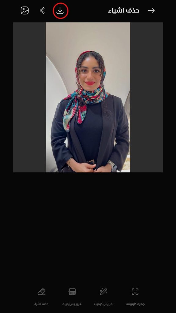 دانلود عکس هنری نهایی برای پروفایل اینستا پس از ویرایش با اپلیکیشن ویرا
