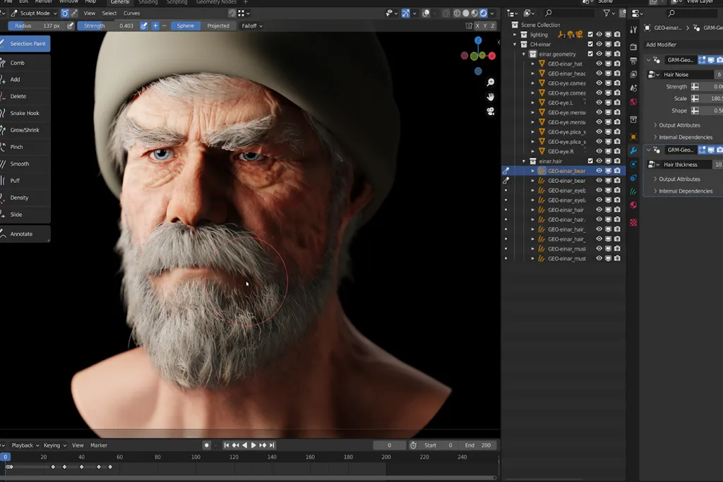 نرم‌افزار Blender برای بالا بردن کیفیت رندر
