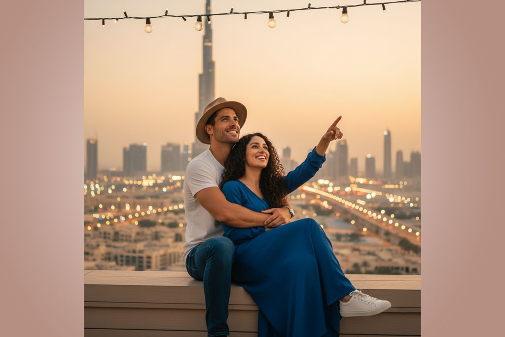 ساخت عکس دو نفره در دبی