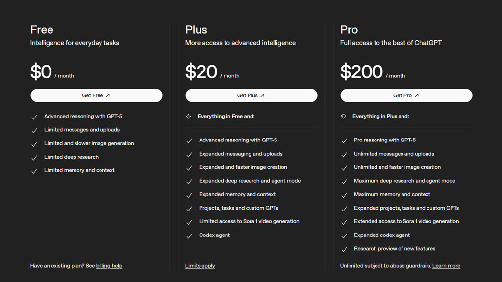 دسترسی به قابلیتهای پیشرفته ChatGPT مانند Deep Research و Agent Mode با پرداخت حداقل ۲۰ دلار.