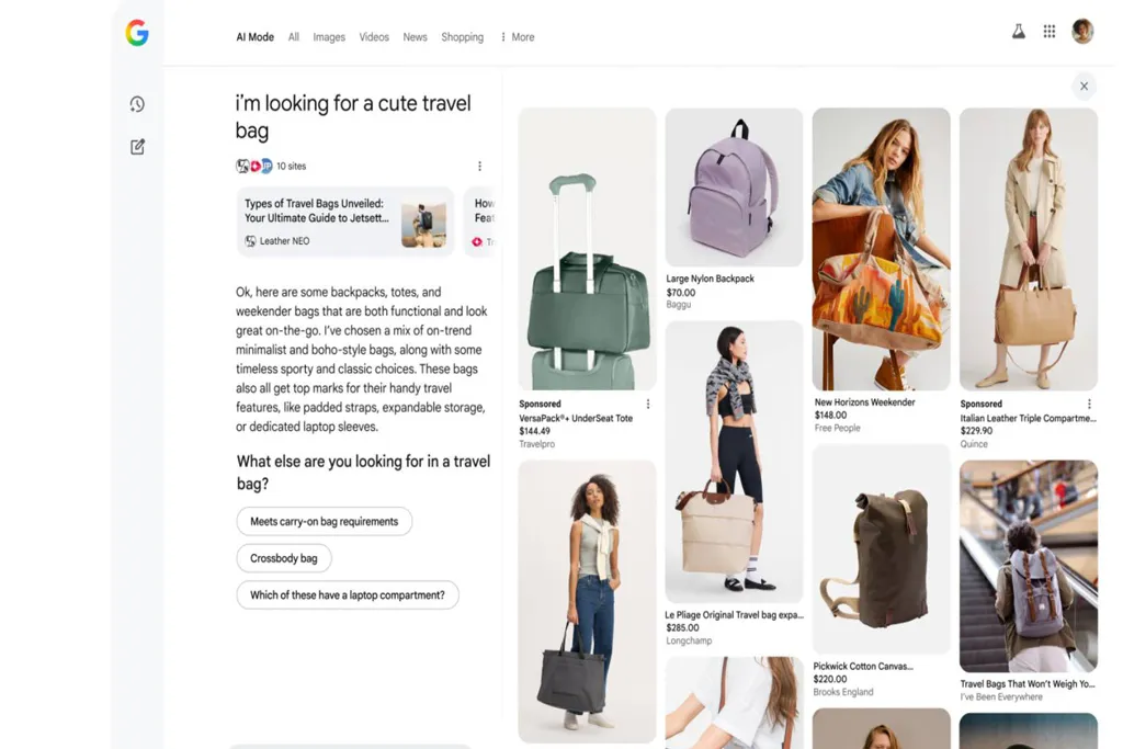 حالت هوش مصنوعی مقایسه محصولات