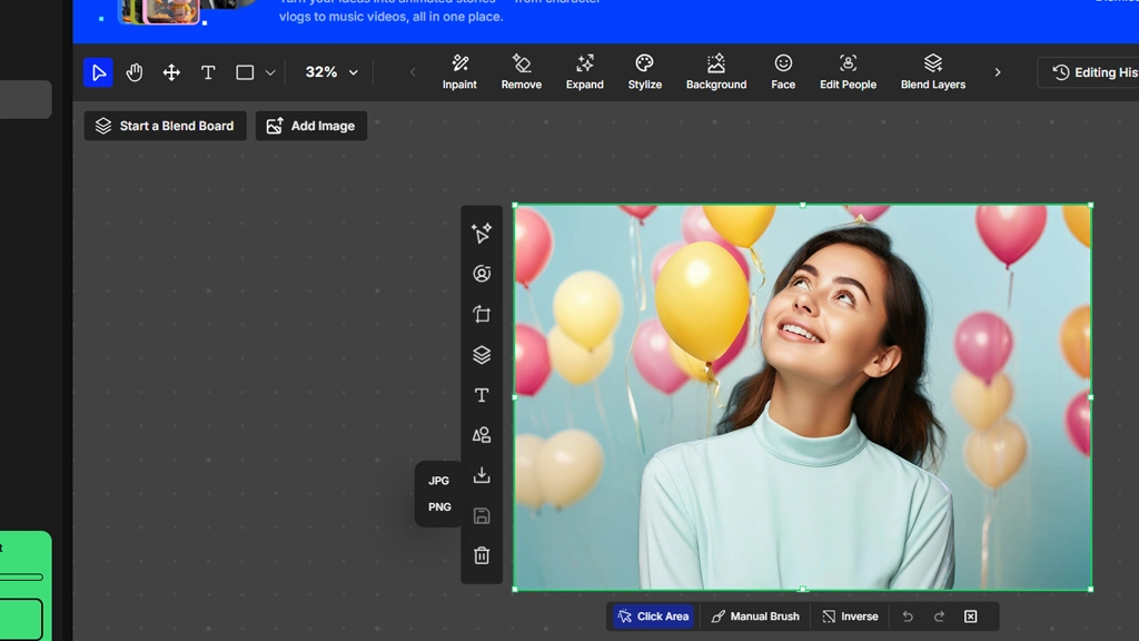نمونه تصویر با پس زمینه تولدی با هوش مصنوعی