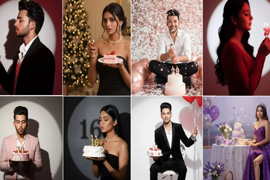 ساخت پس زمینه تولدی با هوش مصنوعیهای مختلف