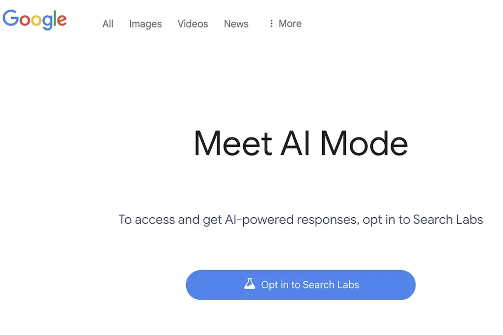 حالت هوش مصنوعی در Search Labs