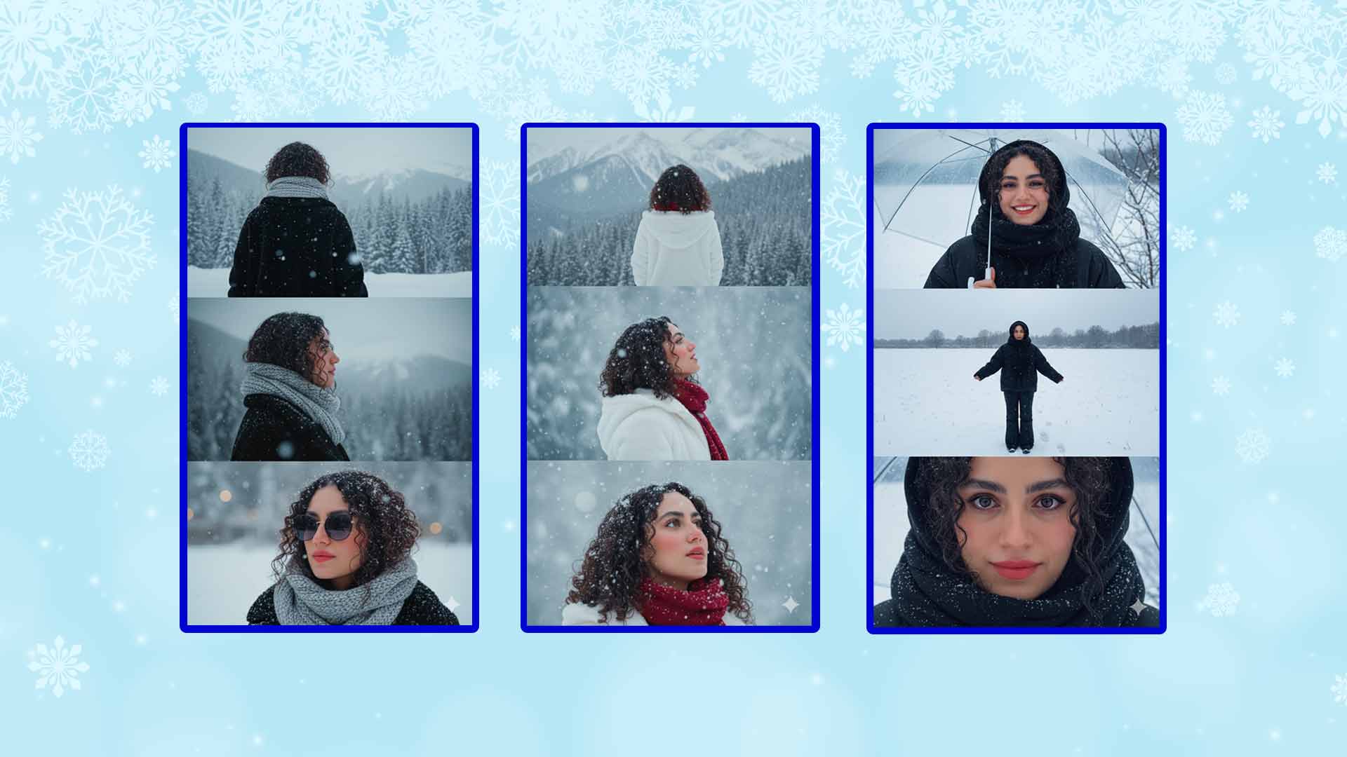 ساخت عکس برفی با هوش مصنوعی
