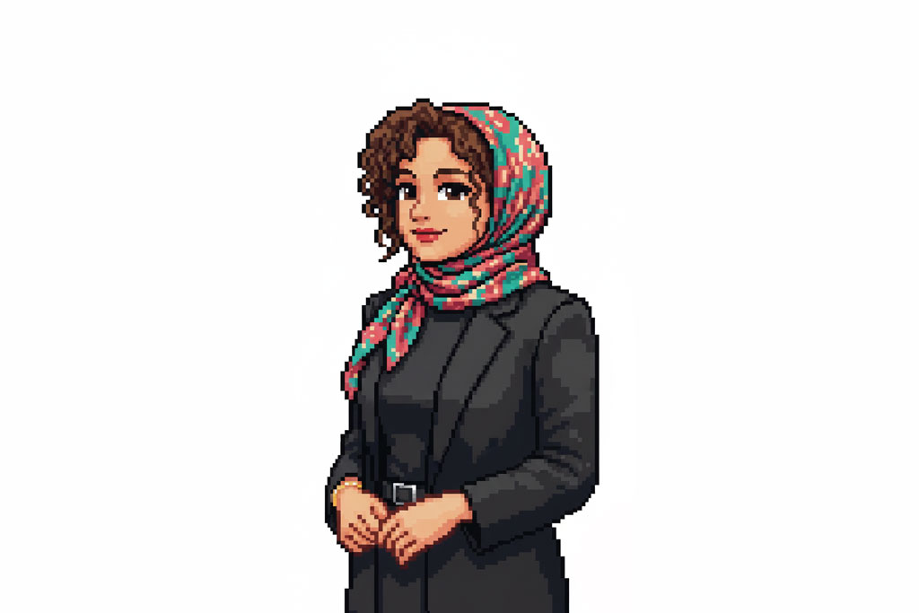 عکس دختر پیکسلی با هوش مصنوعی گوگل