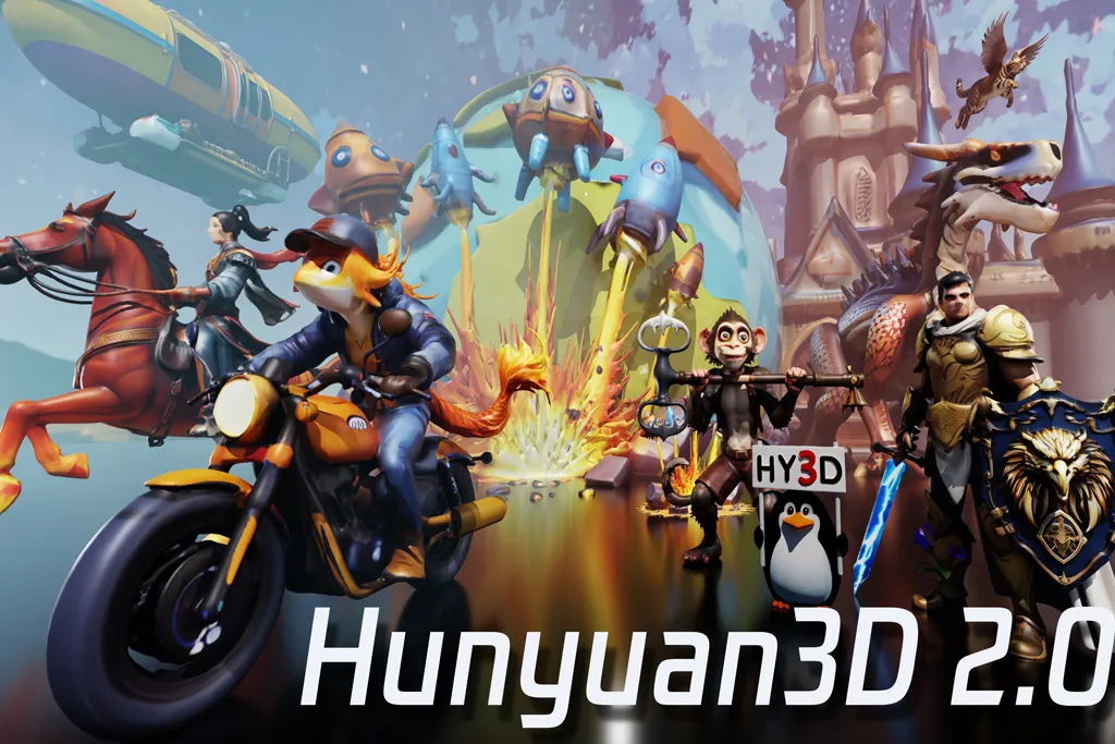 آینده تبدیل عکس به مدل سه بعدی با هوش مصنوعی Hunyuan3D