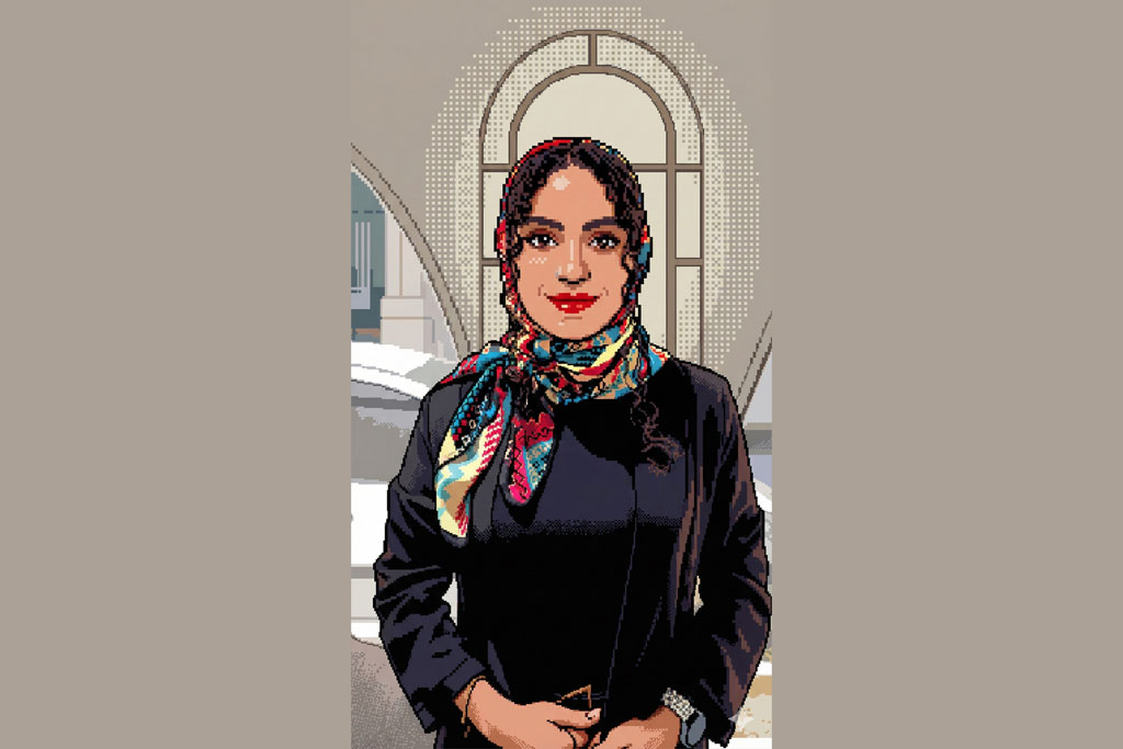 عکس دختر پیکسلی با هوش مصنوعی گوگل