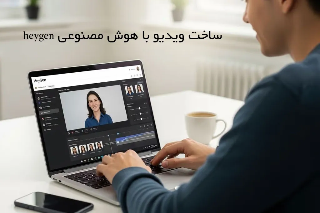 ساخت ویدیو با هوش مصنوعی heygen
