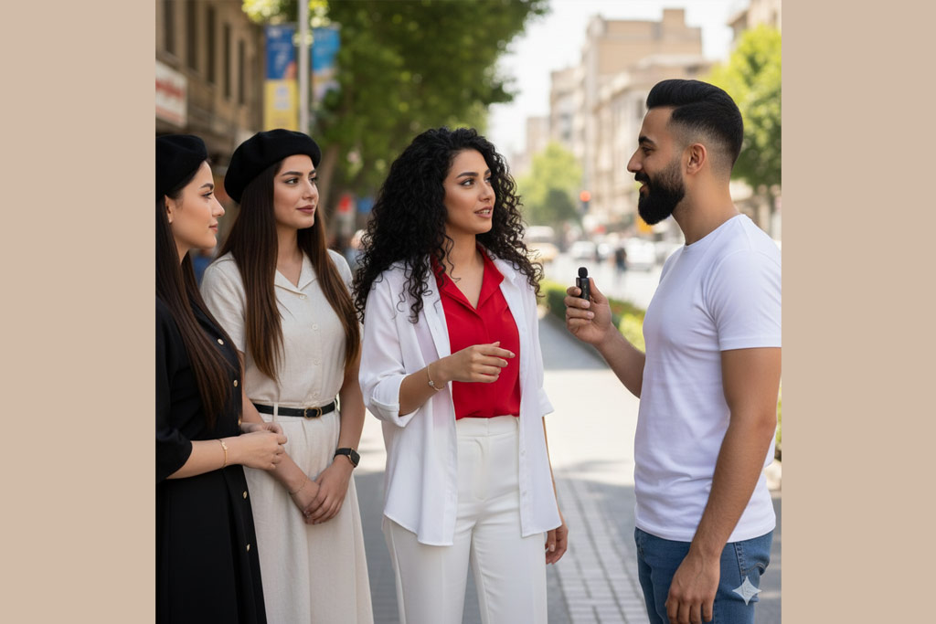 پرامپت تولید عکس مصاحبهشوندهها