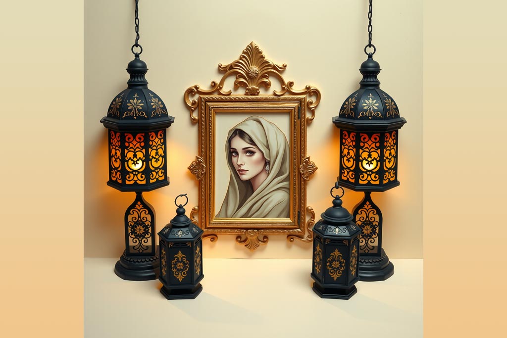 ساخت عکس پرتره برای ماه رمضان  با هوش مصنوعی