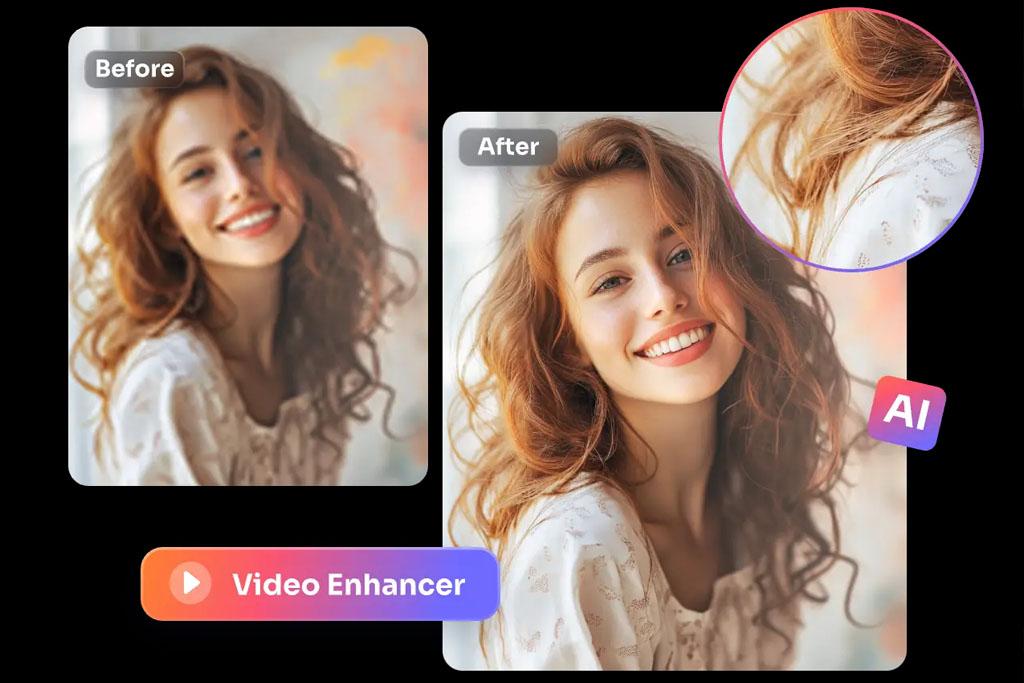 هوش مصنوعی افزایش کیفیت ویدیو 