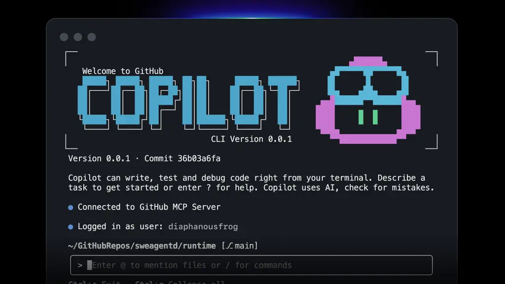 رابط کاربری GitHub Copilot در محیط VS Code برای برنامهنویسی با هوش مصنوعی