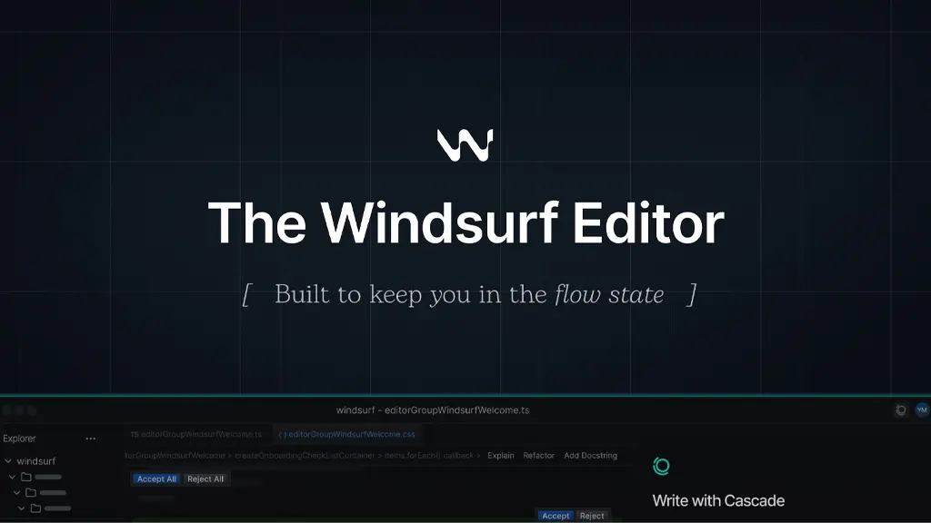 محیط توسعه Windsurf AI با قابلیت Cascade Agent