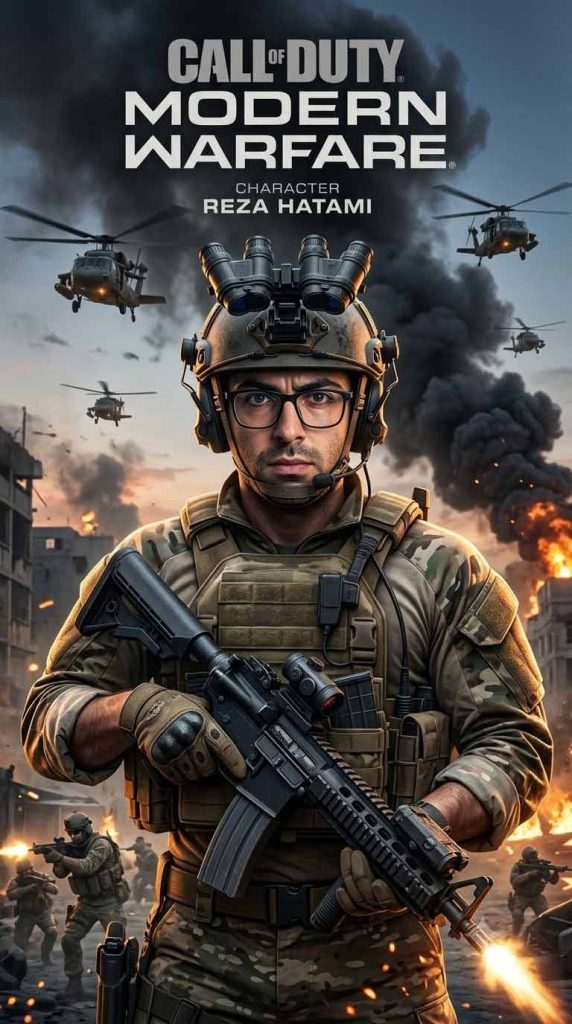 نمونه تصویر با پرامپت call of duty