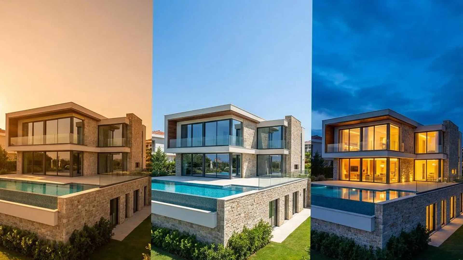 تنظیم هوشمند نور، سایه و بازتاب در رندر معماری با هوش مصنوعی
