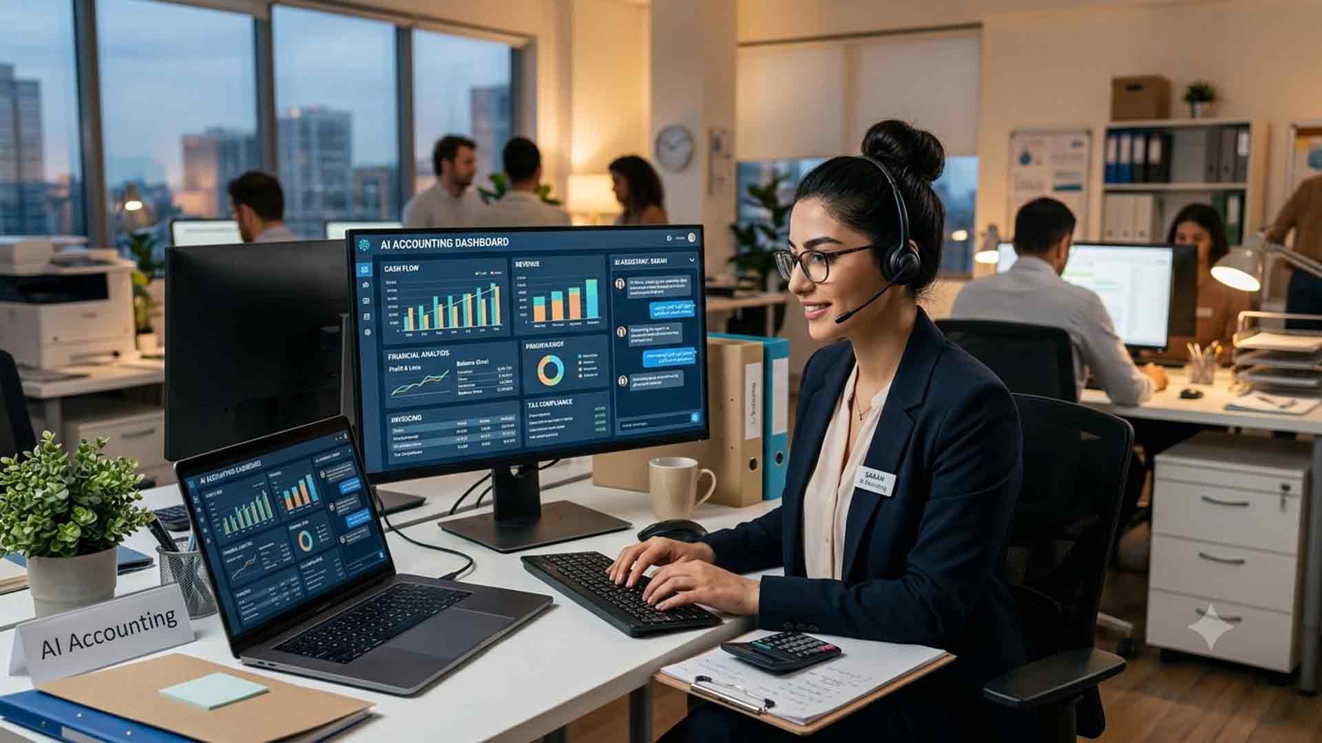 دستیار هوش مصنوعی حسابداری