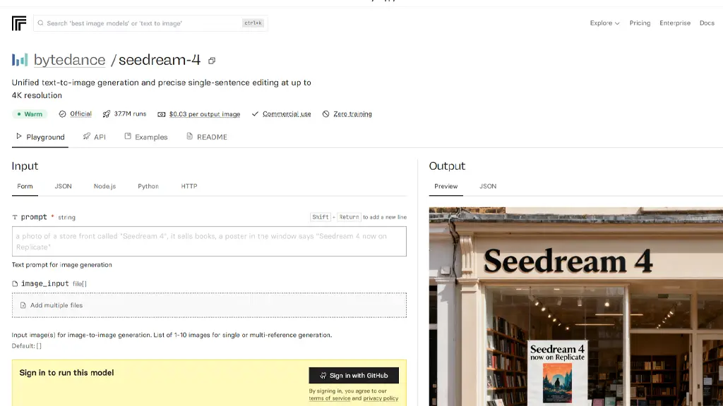 استفاده از مدل Seedream در پلتفرم Replicate برای توسعهدهندگان