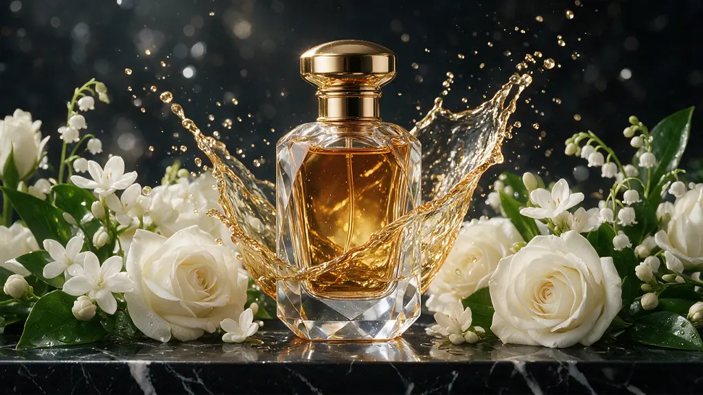 تصویر تبلیغاتی عطر تولیدشده با هوش مصنوعی Seedream