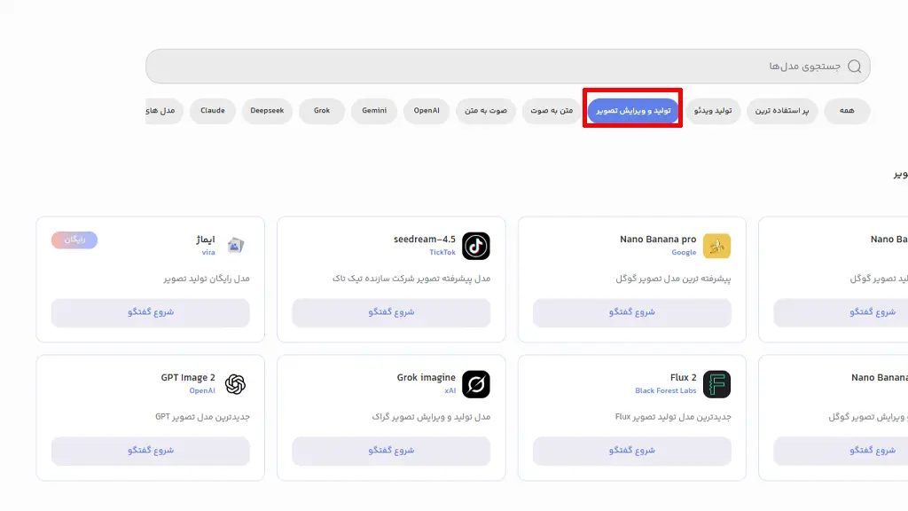 دسترسی به Flux در ویرا
