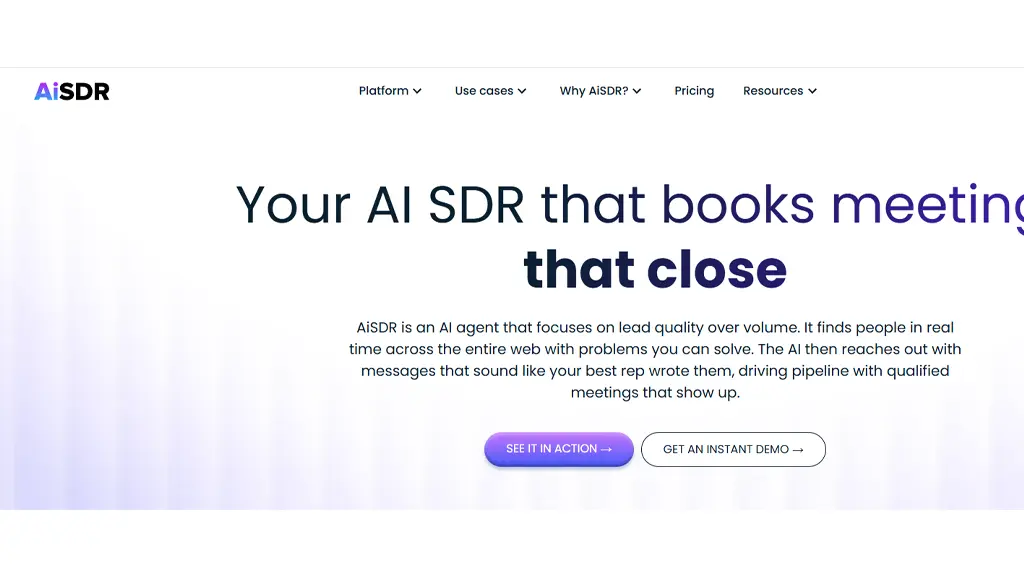 ایجنت هوش مصنوعی فروش AiSDR