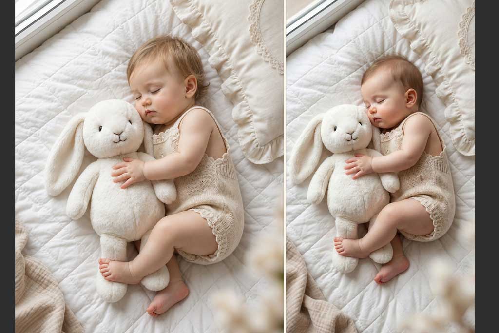 ساخت پرتره استودیویی کودک با حفظ کامل هویت